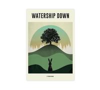 THCTCA Watership Down Poster Canvas Poster Wall Art Decor Print Picture Paintings for Living Room Bedroom Decoration Unframe-style 12x18inch(30x45cm)