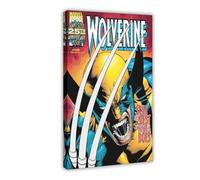THCTCA Wolverine Comic Book Artwork Cover Poster Canvas Poster Wall Art Decor Print Picture Paintings for Living Room Bedroom Decoration Frame-style 16x24inch(40x60cm)