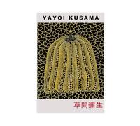 THCTCA YAYOI KUSAMA Pumpkin Poster Canvas Poster Wall Art Decor Print Picture Paintings for Living Room Bedroom Decoration Unframe-style 08x12inch(20x30cm)