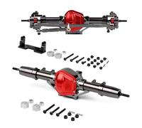 The 1/10 SCX10 practical machined front and rear portals upgrade the front and rear axle parts with an elegant design for high performance