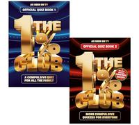 The 1% Club Official Quiz Book 1 & 2 Collection 2 Books Set By BBC Studios