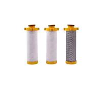 The 1-piece E010-AC, E020-GP, E020-HE, and E020-AC models are compatible with PARKER's ECOPURE filters, which are precision cartridges for refrigeration dryers.(E020-GP)
