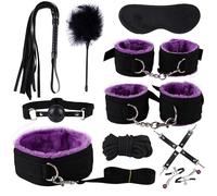 The 10 Piece Set Of Purple Nylon Feathers Is A Soft And Comfortable Yoga Gift, Which Is Slim And Dynamic, Showcasing Fashionable Charm And Providing A Comfortable Sports Experience.