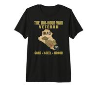 The 100-Hour War Veterans Grandpa M1 Abrams Tank Gulf War Premium T-Shirt