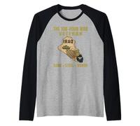 The 100-Hour War Veterans Grandpa M1 Abrams Tank Gulf War Raglan Baseball Tee