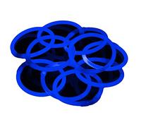 The 100 Pack Premium Glowhouse Glow Stick Bracelets Individual Colours Age 5+ (Blue)