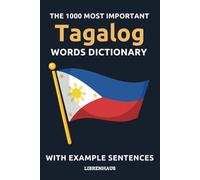 The 1000 Most Important Tagalog Words Dictionary: Example Sentences (A1/A2)