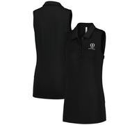 The 152nd Open Royal Troon adidas Ultimate Sleeveless Polo - Black - Womens