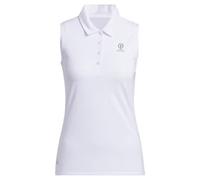 The 152nd Open Royal Troon Adidas Ultimate Sleeveless Polo - White - Womens