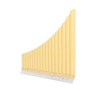 The 16-pipe C Key Is Suitable For Adult/beginner Playing Chinese Pan Pipes (Color : Yellow)