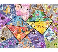 Nathan - 2000 piece puzzle - 16 types of Pokémon - Adults and children from 14 years old puzzle - Perfect installation - My Heroes Collection - 87314