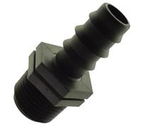 The 16mm (1/2") Irrigation Barb to 3/4" BSP Male Thread Joiner is a Durable and Reliable Connector Designed for Secure, Leak-Free Performance in Irrigation Systems (1)