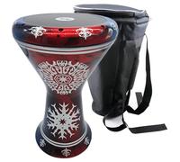 The 18 '' Sombaty Horizon Zaza Percussion Egyptian Style Darbuka With 9'' Drum Head (Blue Sunset-9'')