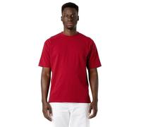 The 1801-6.5oz Garment Dye Crew Neck T-Shirt, Durable USA Cotton, Dark Red, XL