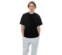 The 1801-6.5oz Garment Dye Crew Neck T-Shirt for Men, Black, M