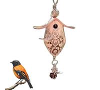 The 1951 "Magnolia Birdhouse Necklace, Bird Necklace, Tiny Birds on Branch Alloy Charm Ornaments, Vintage Hollow/Simple Stylish, Suitable for Jewelry Collectors, Lovers & Gift (C)