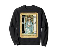 The 2 High Priestess Tarot Card II Vintage Occult Design Sweatshirt