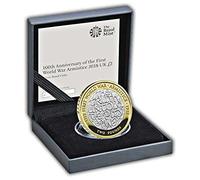 The 2018 Armistice UK Proof Silver £2 Coin in a box