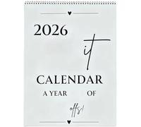 The 2026 Wall Calendar - A Year of Unfiltered Liberation, Wall Calendars Monthly Planner,12-Month Funny Wall Calendar with Bold Quotes Ideal for Office, or Home Décor