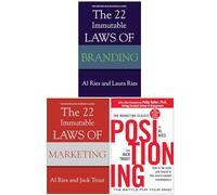 The 22 Immutable Laws Of Branding, The 22 Immutable Laws Of Marketing & Positioning The Battle for Your Mind By Al Ries, Laura Ries, Jack Trout 3 Books Collection Set