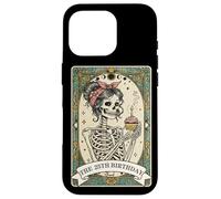 The 25th Birthday Celebration Tarot Card Skeleton Woman Case for iPhone 16 Pro