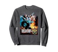 The 27 Club_Jimi HendriX_001 Sweatshirt, Adult Unisex, Dark Heather Grey, Large