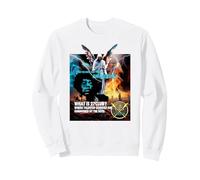 The 27 Club_Jimi HendriX_001 Sweatshirt, Adult Unisex, White, Large