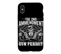 The 2nd Amendment Is My Gun Permit Gun Rights USA America Case for iPhone X/XS