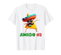The 3 Three Amigos Cinco De Mayo Amigo #3 Group Matching T-Shirt