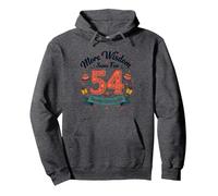The 30s: More Wisdom, Same Fun 54th Birthday Gift Pullover Hoodie, Adult Unisex, Dark Heather Grey, S