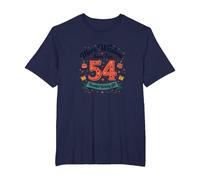 The 30s: More Wisdom, Same Fun 54th Birthday Gift T-Shirt, Men's Big and Tall, Navy, 3X Tall