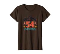 The 30s: More Wisdom, Same Fun 54th Birthday Gift T-Shirt, Women, Brown, L
