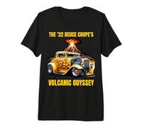 The '32 Deuce Coupe's Volcanic Odyssey Premium T-Shirt