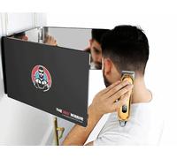 The 360 Mirror - Adjustable Telescoping Hooks - Self Haircut Mrror for Men - 3 Way Mirror for Hair Cutting - Miror for Self Haircutting - Cut your Own Hair Mirro (I Without LED I)