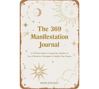 The 369 Manifestation Journal Plaque Poster Metal Tin Sign 8" x 12" Vintage Retro Wall Decor