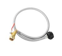 The 3ft propane gas refill adapter hose is suitable for refilling 1lb propane gas bottles.