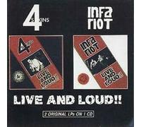 The 4 Skins/Infa Riot - Live & Loud: 2 ORIGINAL LP's ON 1 CD