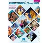 The 40 Most-Streamed Disney Songs Piano Book [Softcover] Hal Leon