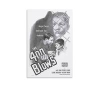 The 400 Blows Canvas Poster - French New Wave Classic, Minimalist Movie Wall Art Decor (11) Poster Cool Artworks Painting Wall Art Canvas Prints Hanging Picture Posters 24x36inch(60x90cm)
