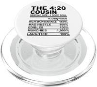 The 420 cousin dope soul nutrition fact funny weed men PopSockets PopGrip for MagSafe