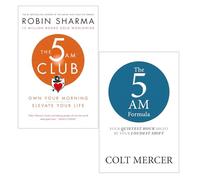 The 5 AM Club by Robin Sharma & The 5 AM Formula by Colt Mercer 2 Books Collection Set
