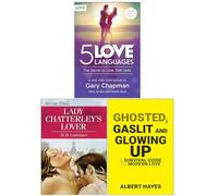 The 5 Love Languages, Lady Chatterley's Lover & Ghosted, Gaslit & Glowing Up 3 Books Collection Set