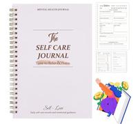 The 5 Minute Journal - A Simple Daily Reflection Book, 50 Sheets Self Care Journal, Self Love Manifestation, Daily Affirmations & Gratitude Reminders, Positive Affirmation Mindfulness Gifts (White)