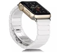 The 5 Shop Ceramic Bracelet Compatible with Apple Watch Series 9 8 7 6 5 4, Ultra 49 mm, SE Stainless Steel Metal Replacement Bracelets Compatible with iWatch Links Watch Strap 38/40/41/42/44/45/49
