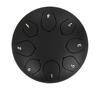 The 6-Inch Rain Drum - Experience Nature's Calm in Your Own Garden, Built to Last(Black)