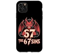 The 67 Sins Devil Demon Horns Wings Number 67 Case for iPhone 11 Pro Max