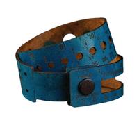 The 7-in-1 7Function Stitch Counter Wrist Wrap, Multifunctional Leather Metric Inches 18" Wrist Ruler, Tape Measure Cuff Measuring Bracelet Tool for Crocheter with Stitch Marker Storage (Dark Blue)