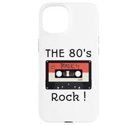 The 80's Rock ! Shirt Cassette Tape Black Print Case for iPhone 15