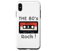The 80's Rock ! Shirt Cassette Tape Black Print Case for iPhone XS Max