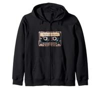 The 80s was The Best Mix Tape Cassette Retro Nostalgia Zip Hoodie